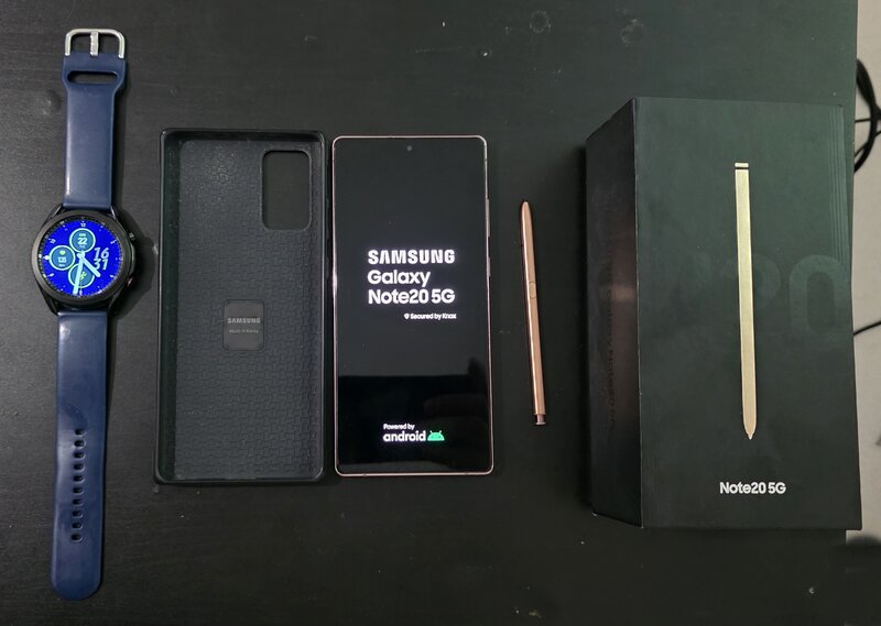 Samsung Galaxy Note 20 + Samsung Galaxy Watch3